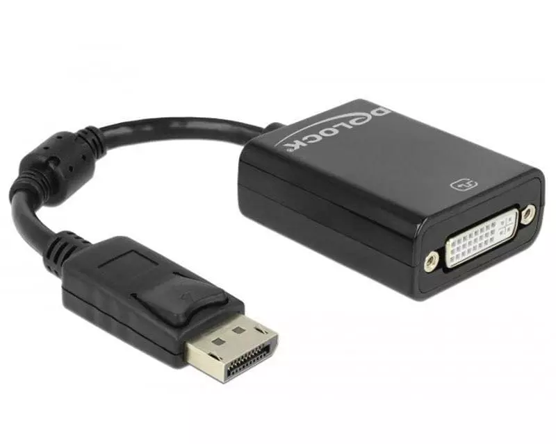 Delock Adapter Displayport – DVI-D Schwarz