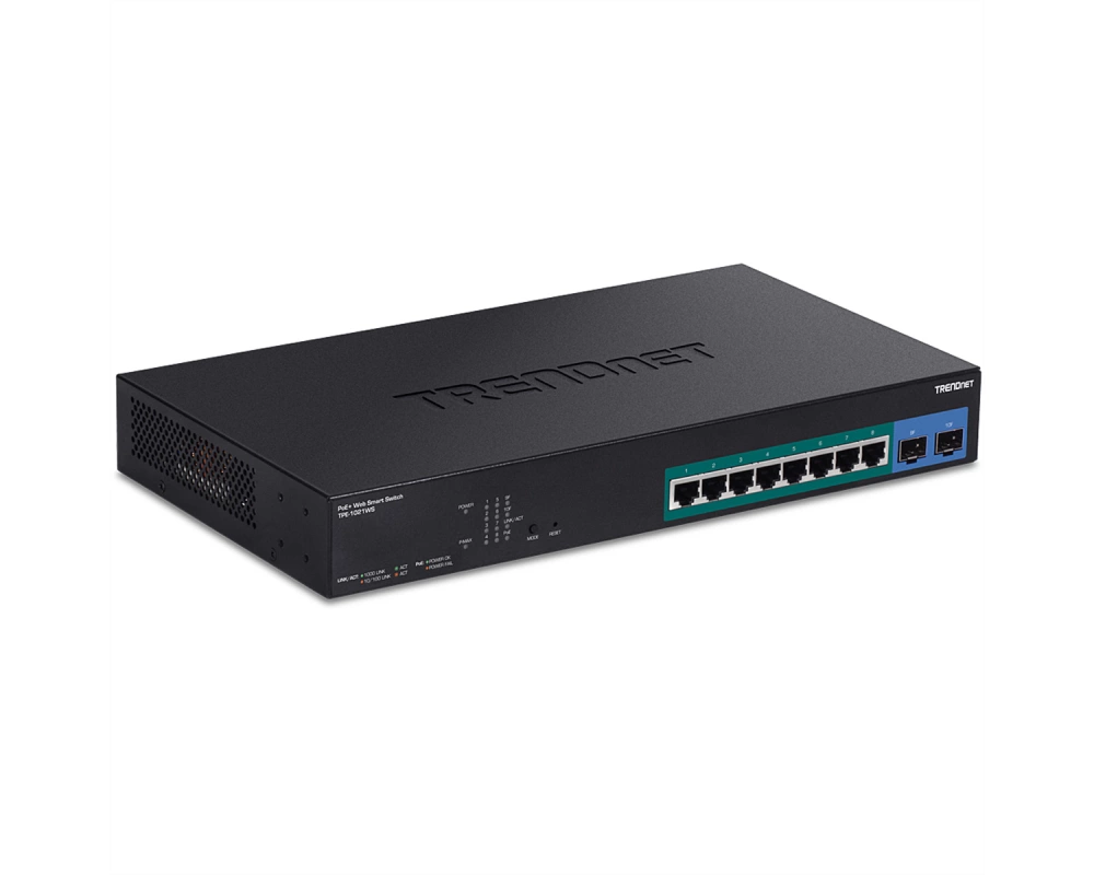TRENDnet TPE-1021WS 10-Port PoE+ Gigabit Web Smart Switch