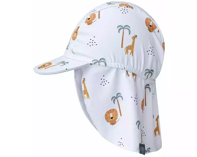 Swim Essentials Sonnenhut mit Nackenschutz Jungle Gr. 48/50
