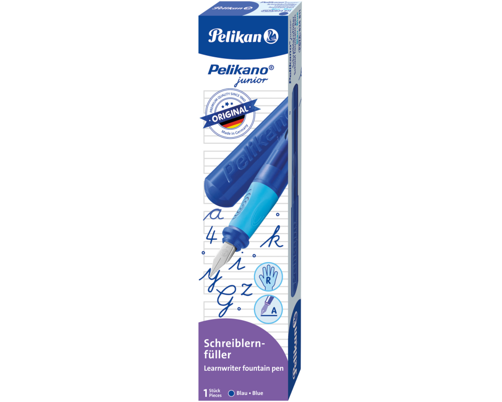 PELIKAN Füllhalter Pelikano Junior A 824811 blau, Rechtshänder
