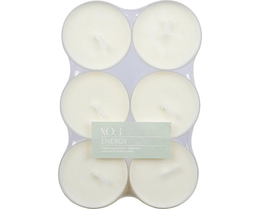 müller Kerzen Teelicht Energy 6 Stück