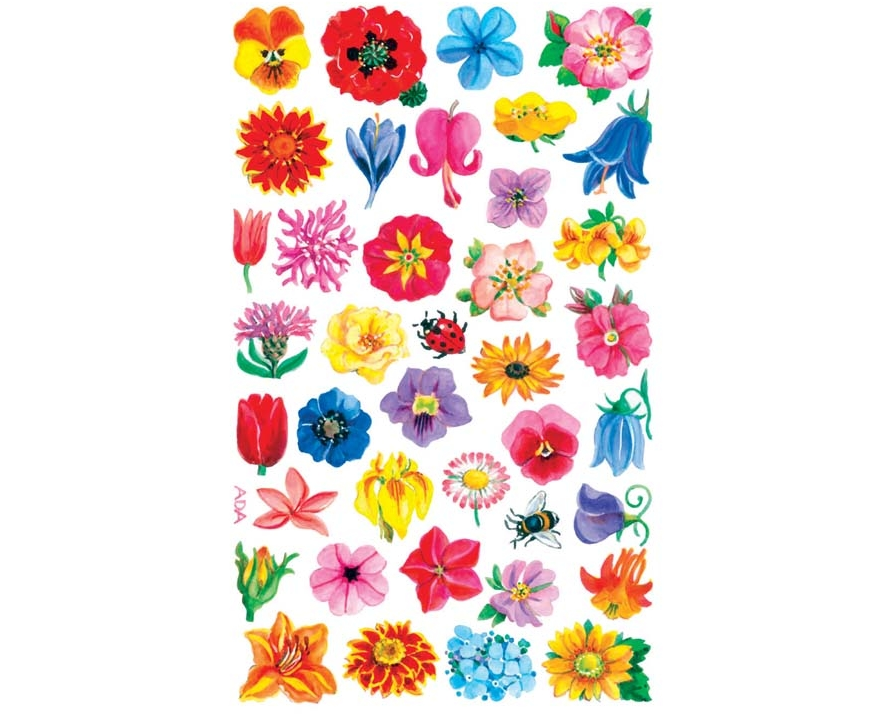 Z-DESIGN Sticker Creative 54304 Blumen 2 Stück