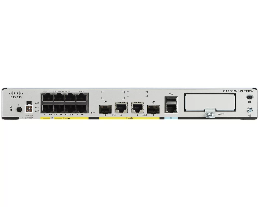 Cisco ISR 1100X 8P 8G Dual GE Router Pluggable SMS/GPS - E Wifi