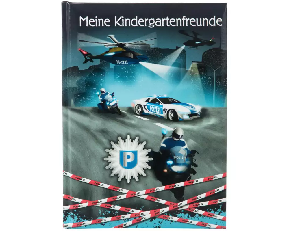Goldbuch Kindergartenfreundebuch Polizei