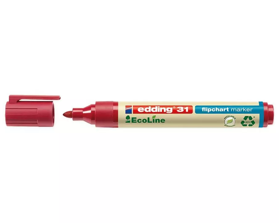 edding Flipchart-Marker 31 EcoLine Rot