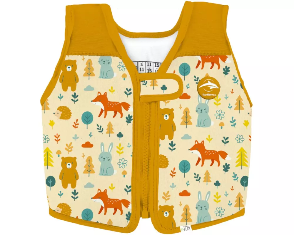 Konfidence Schwimmweste e-Flex Woodland Gold, 12-36 Monate