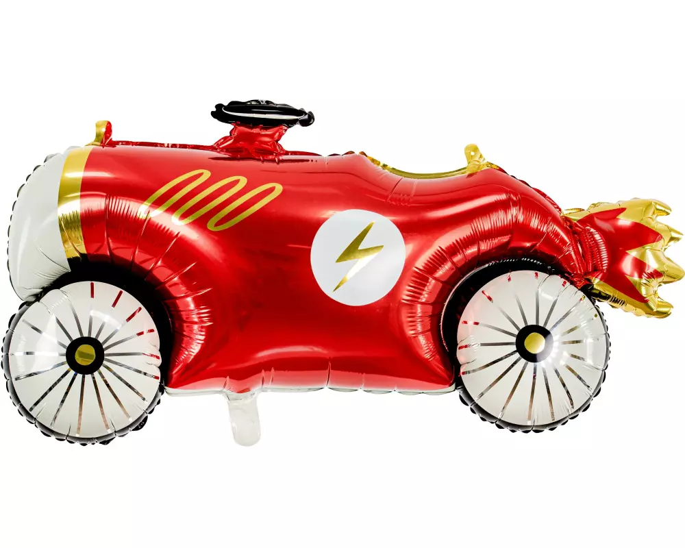 Partydeco Folienballon Car Rot