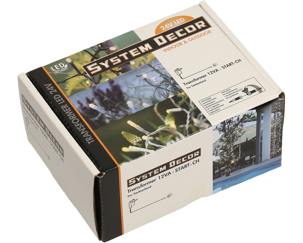 STAR TRADING System Decor Netzteil/Trafo 5m 12.495-07-CH Start, schwarz