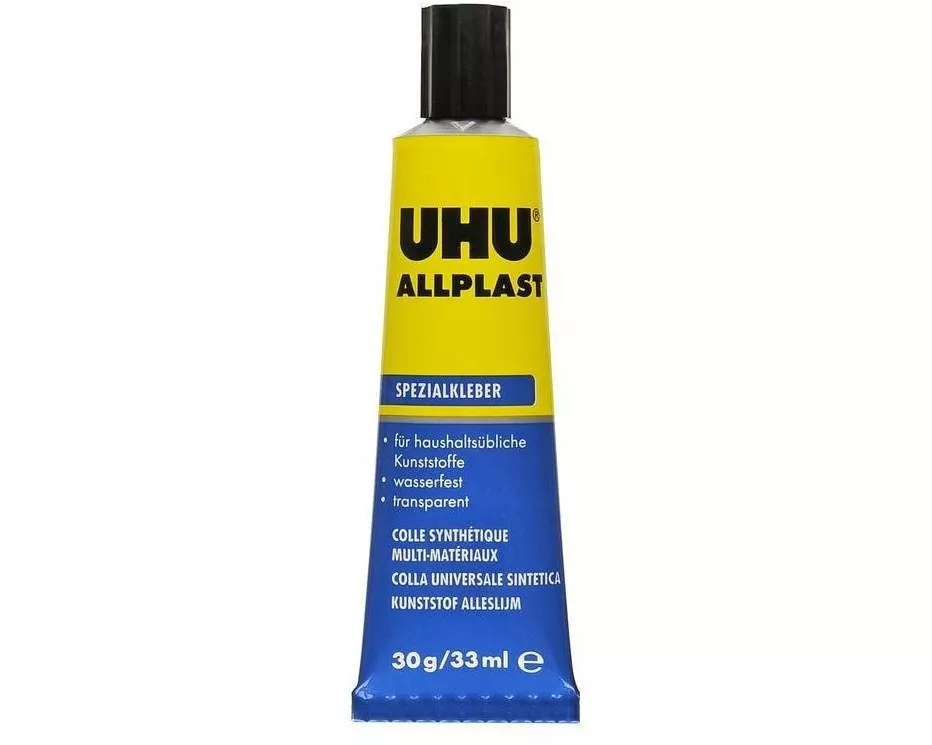 UHU Kleber Allplast 1 Stück, Transparent