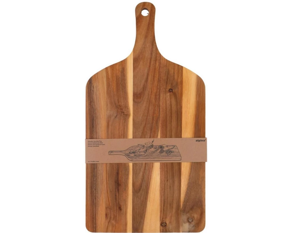 alpina Servierbrett Braun