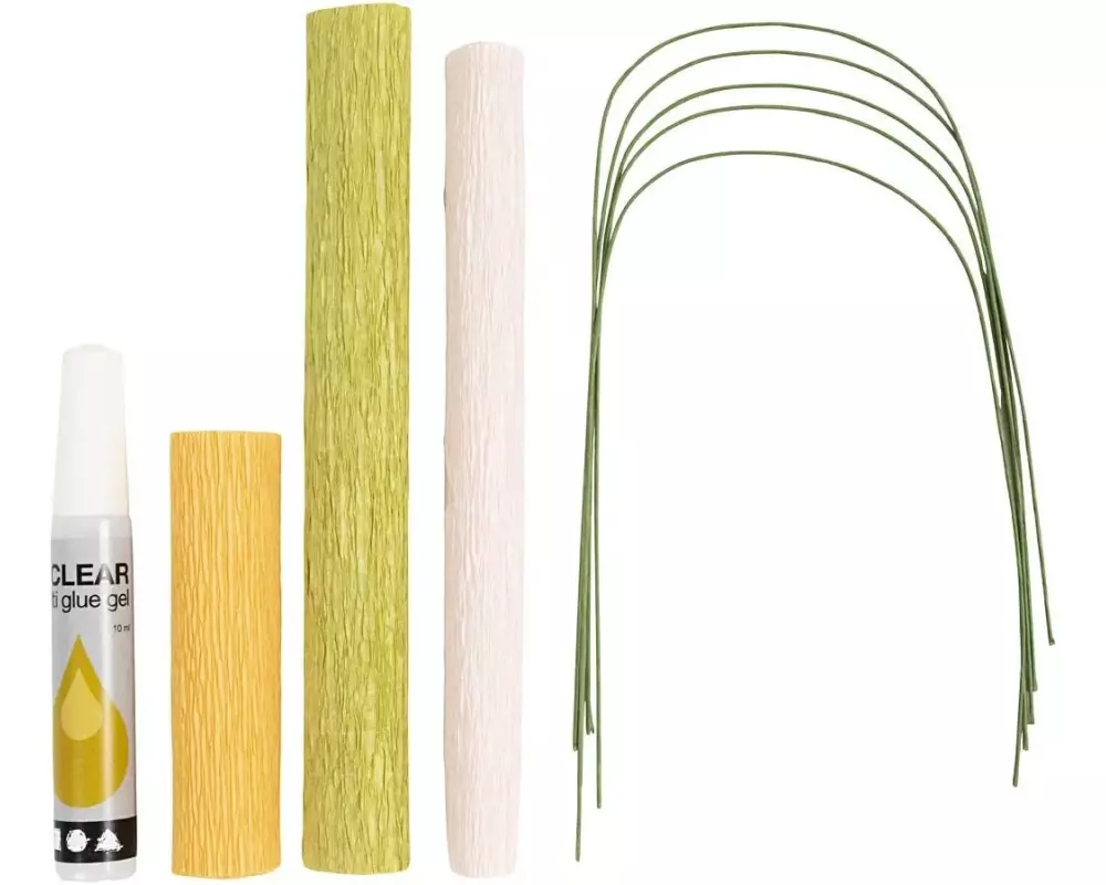 Creativ Company Bastelset Krepppapier-Set Kirschzweig