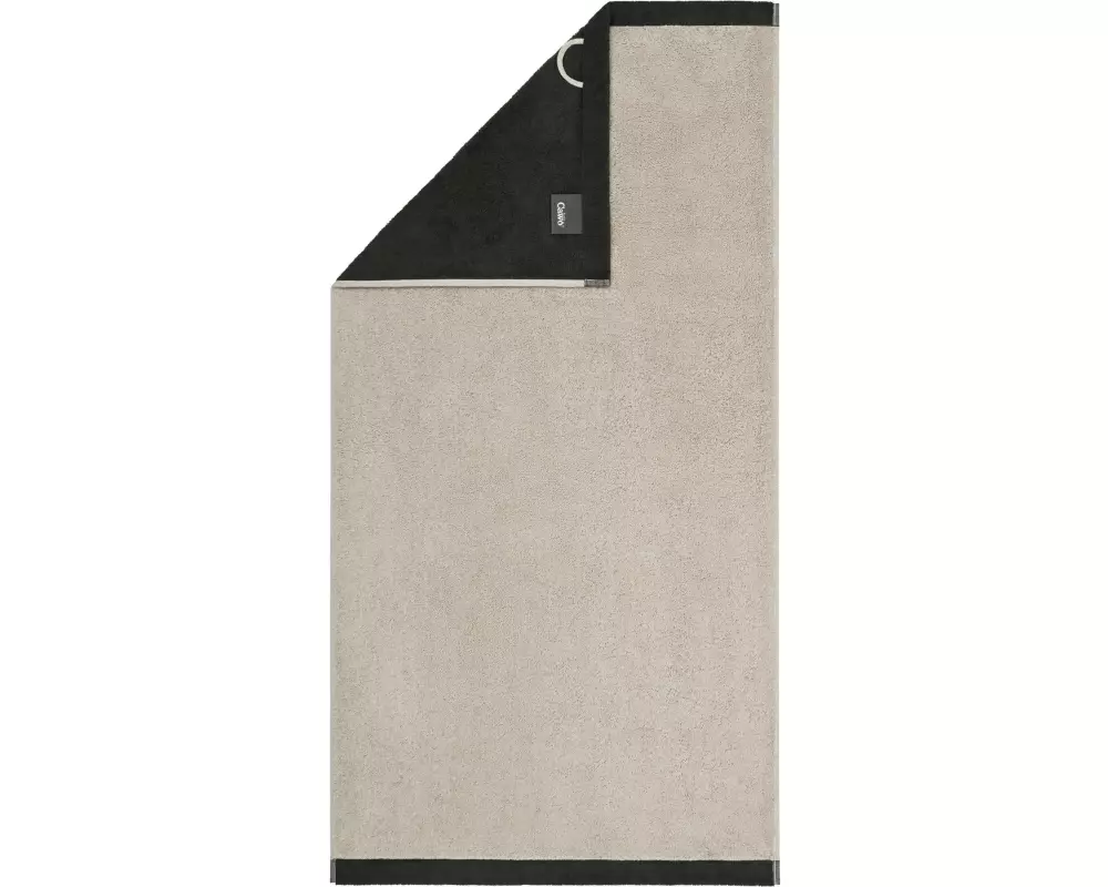 Cawö Duschtuch Lifestyle Splash 70 x 140 cm, Leinen/Basalt
