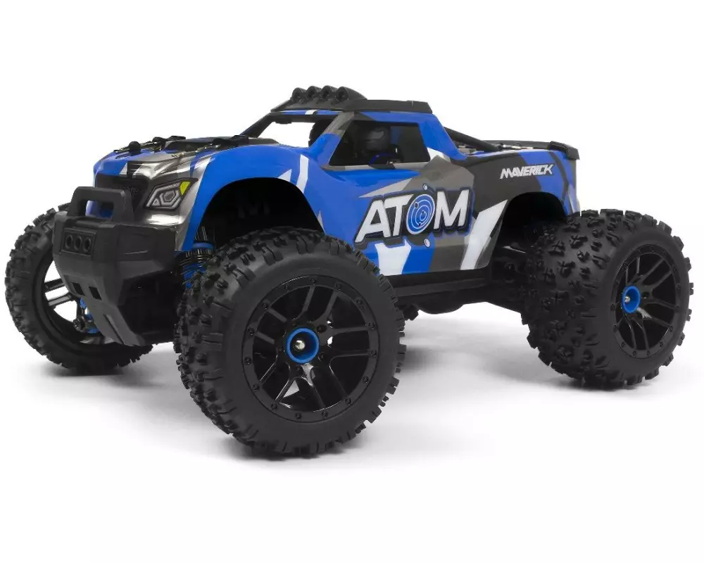 Maverick Monster Truck Atom 4WD Blau, RTR, 1:18