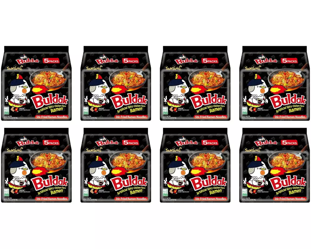 Samyang Buldak Hot Chicken Ramen Original 8 x (5 x 140 g)