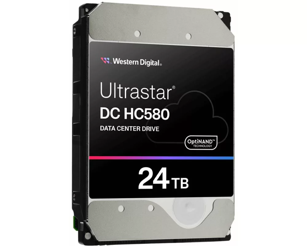 Western Digital ULTRASTAR DC HC580, 3.5inch, 26.1, 24TB, 512, 7200RPM, SATA, ULTRA, 512E, TCG, NP3