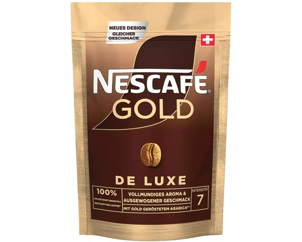 Nescafé Gold De Luxe löslicher Kaffee Beutel 180 g