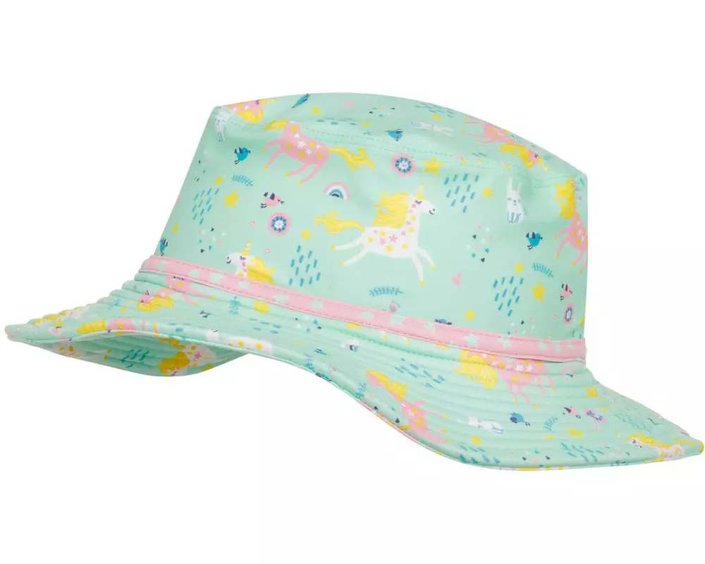Playshoes Sonnenhut UV-Schutz Einhorn Mint/Rosa Gr. 53 cm
