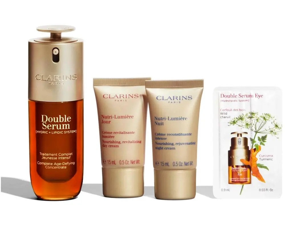 Clarins Double Serum & Nutri-Lumière Collection 80.9 ml