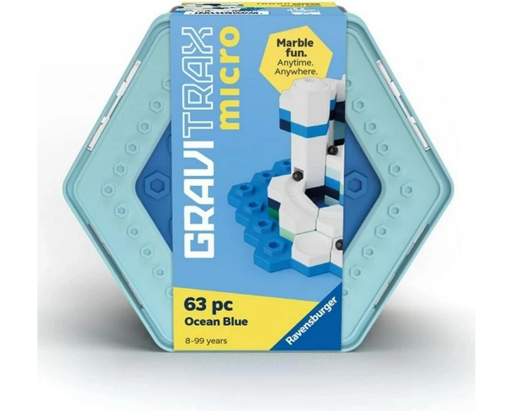 Ravensburger Kugelbahn GraviTrax micro – Ocean Blue (63 pc)