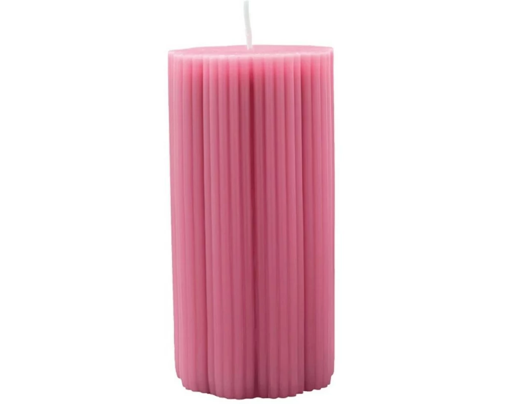 Villeroy & Boch Fleur Stumpenkerzen 1 Stück, 15 cm, Rosa