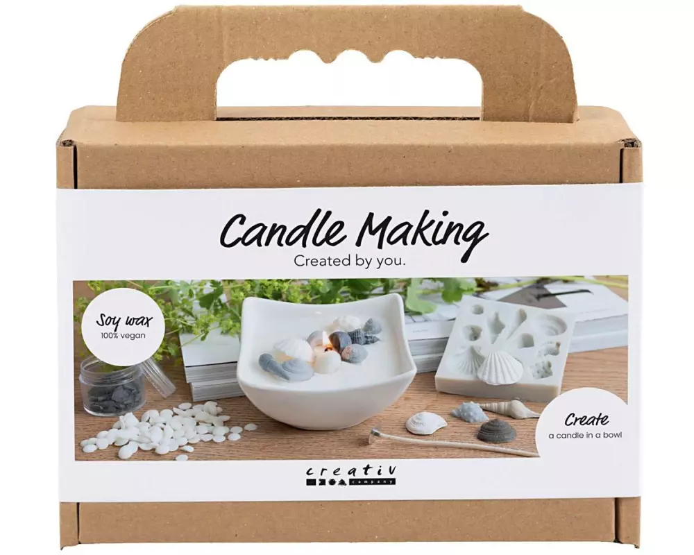 Creativ Company Bastelset - Kerzengiessen, Grau