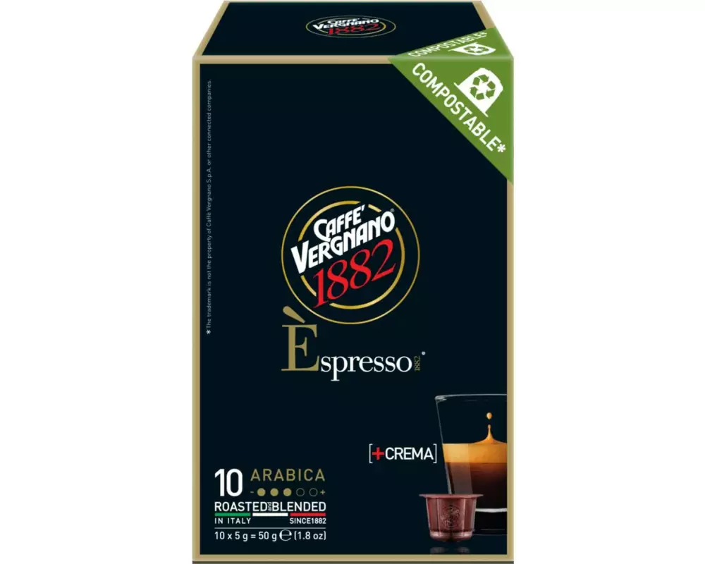Caffè Vergnano Kaffeekapseln Espresso Oro 10 Stück