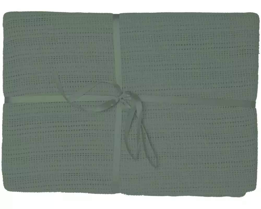 Night Fashion Decke Sole 210 x 150 cm, Eukalyptusgrün