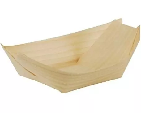 Papstar Fingerfood-Schalen Holz PURE 50 Stück