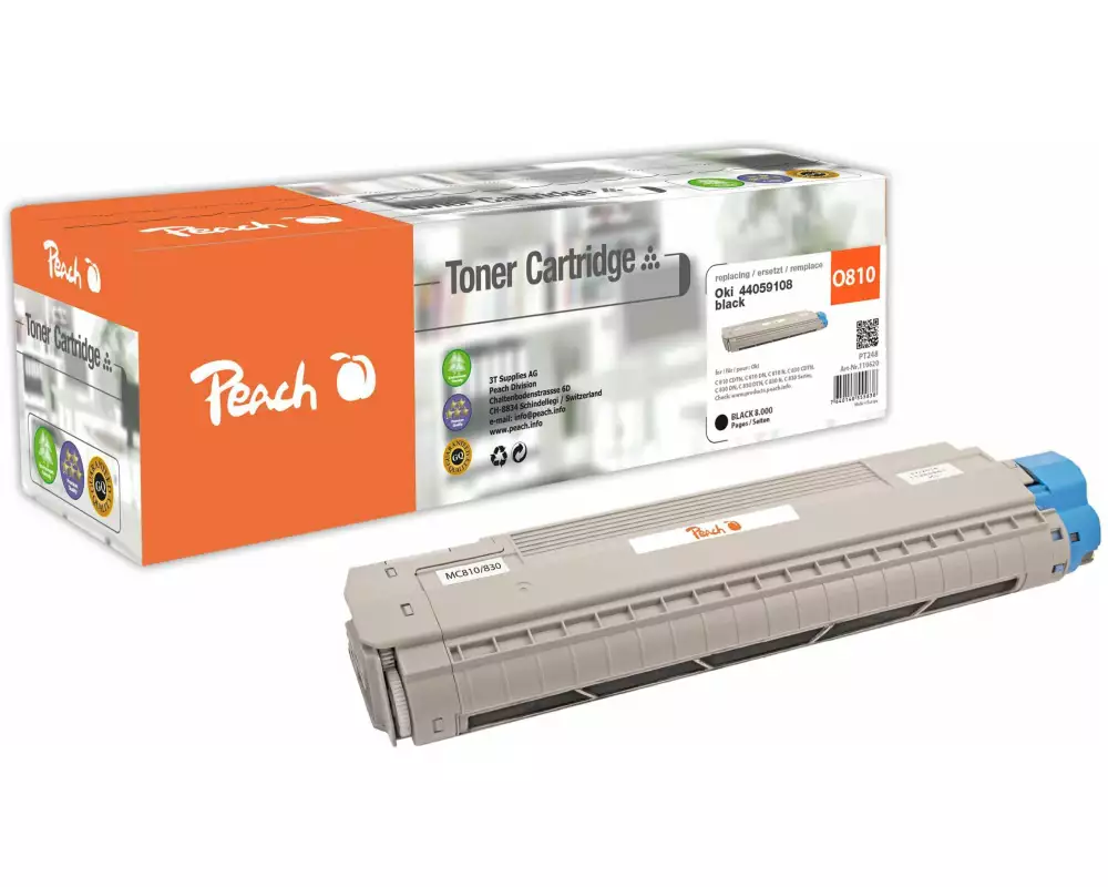 Peach Toner OKI 44059108 Black