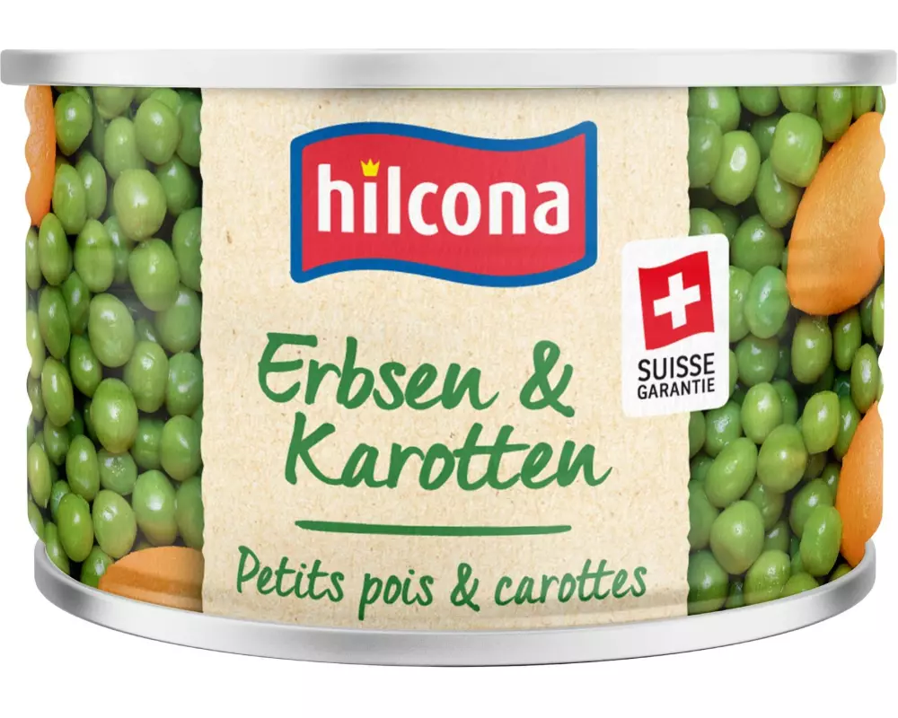 Hilcona Dose Erbsen und Karotten 210 g