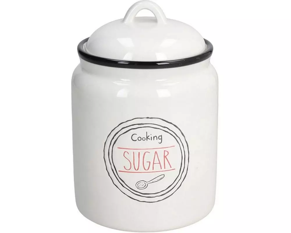 Tognana Tognana Vorratsdose Zucker Bristol 900 ml, Weiss