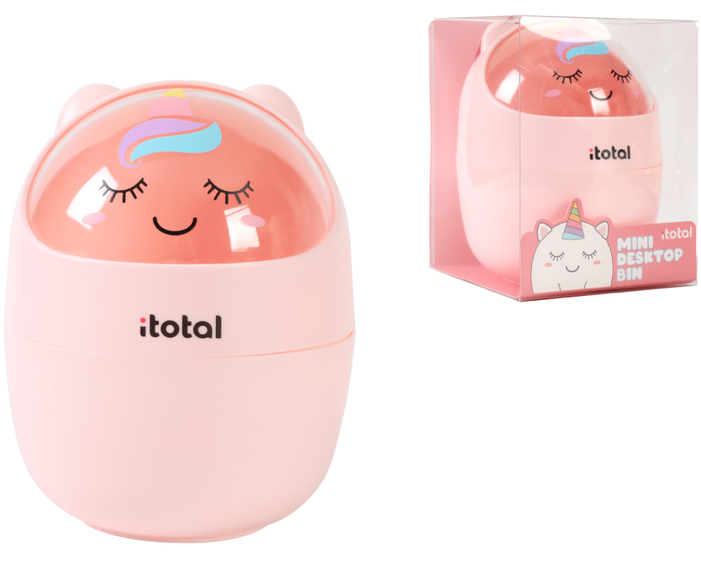 I-TOTAL Mini-Mülleimer 16x12cm XL2703 Unicorn