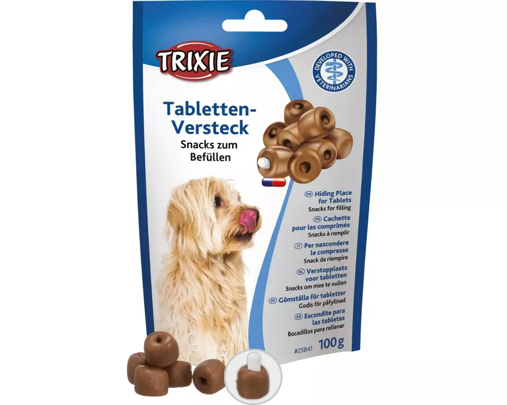 Trixie Tabletten-Versteck, Befüllbare Snacks, 100 g
