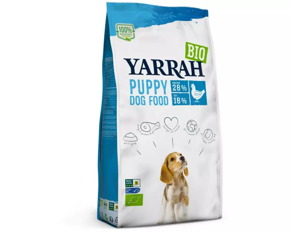Yarrah Trockenfutter Bio Welpe Huhn, 2 kg