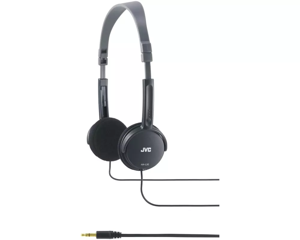 JVC On-Ear-Kopfhörer HA-L50 Schwarz
