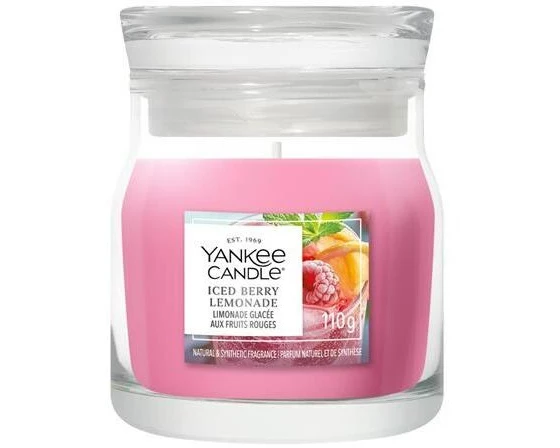Yankee Candle Signature Duftkerze Iced Berry Lemonade Signature Small Jar