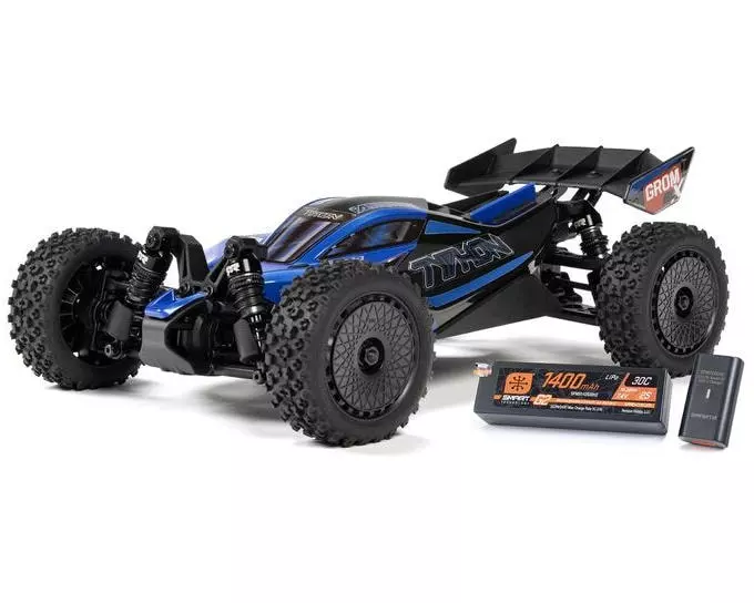 Arrma Buggy TYPHON GROM 223S BLX, Blau 1:14