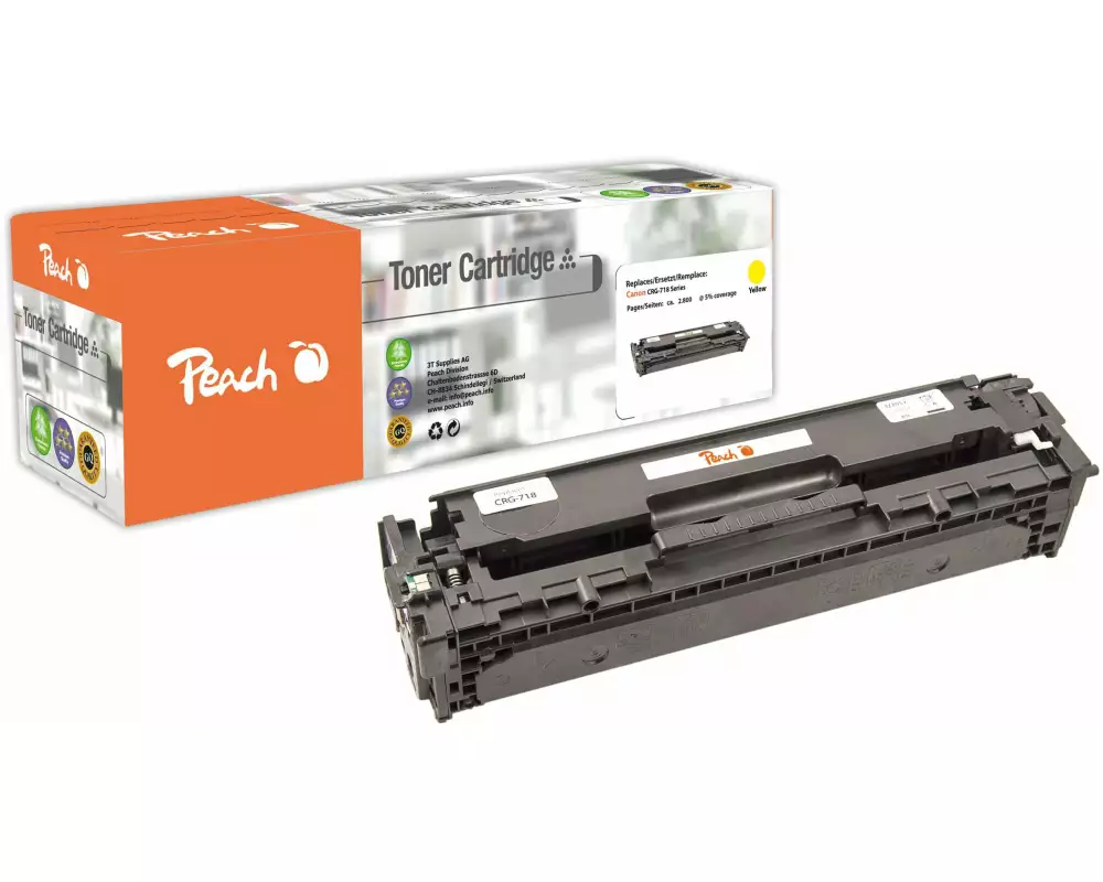 Peach Toner Canon CRG-718Y Yellow
