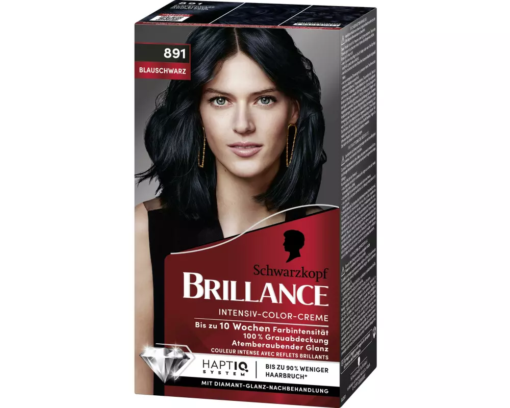 Schwarzkopf BRILLANCE Haarcoloration 891 Blauschwarz