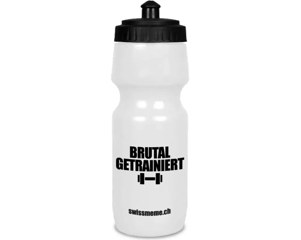 Swissmeme Trinkflasche Brutal getrainiert 720 ml