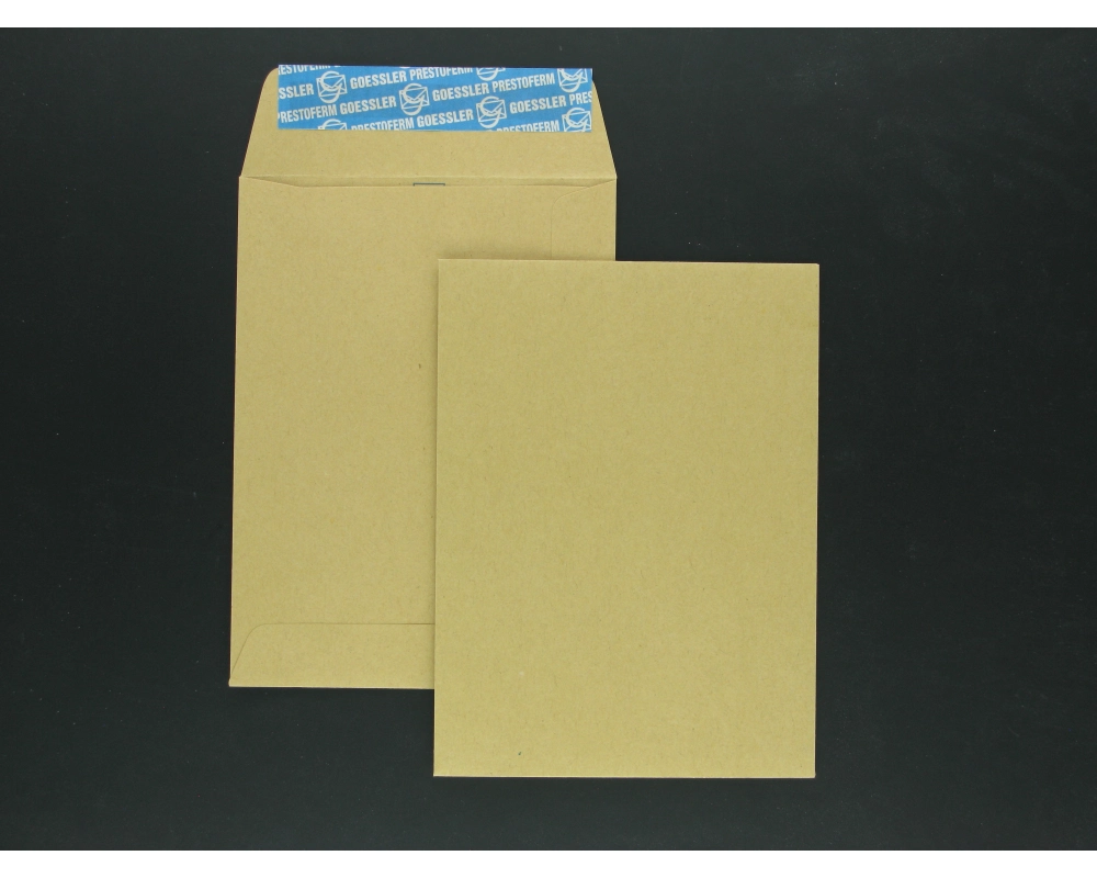 GOESSLER Couvert o/Fenster 120x162mm 2716 100g, braun, F/SV 500 Stück