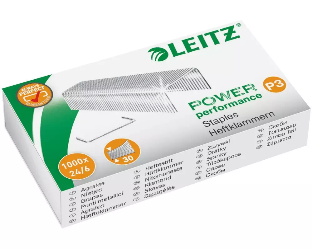 Leitz Heftklammer P3 24/6 1000 Stück