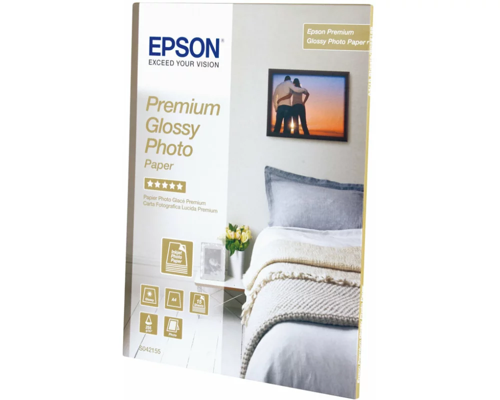 Epson S042155 Premium glossy Photo Paper inkjet 255g/m2 A4 15 sheet