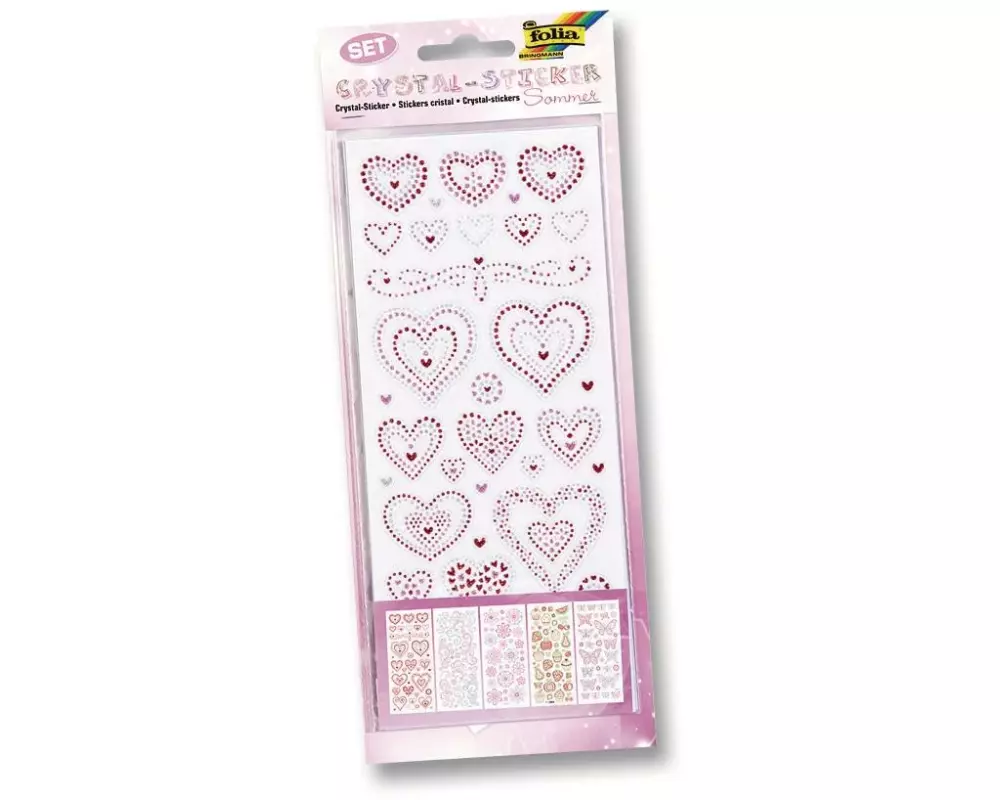 Folia Motivsticker Crystal Sommer  5 Stück