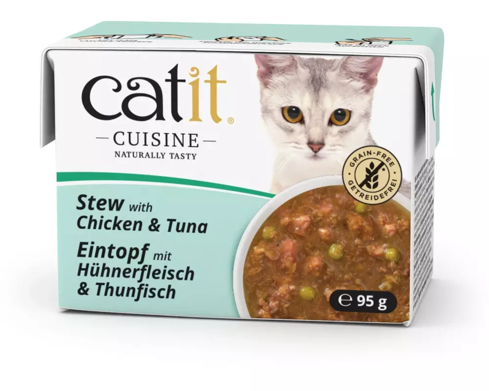 Catit Nassfutter Cuisine Poulet & Thon 95 g