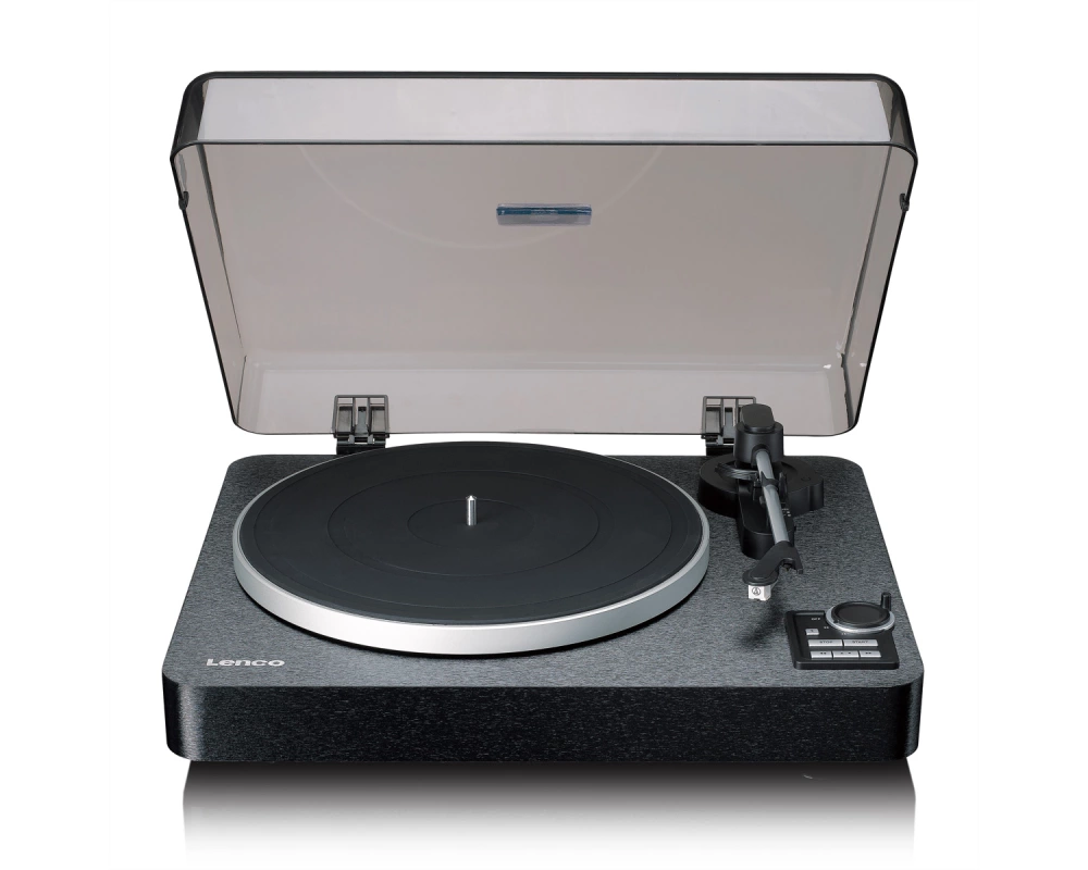 Lenco Plattenspieler LBTA-165BK , MP3-Direktencoding, USB, 33U/min&45U/min