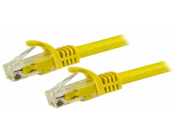 StarTech.com N6PATC15MYL Netzwerkkabel Gelb 15 m Cat6 U/UTP (UTP)