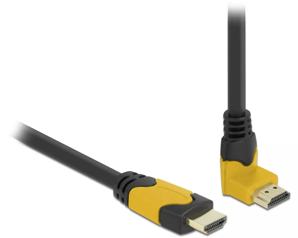 Delock Kabel Oben gewinkelt 8K 60Hz HDMI - HDMI, 2 m