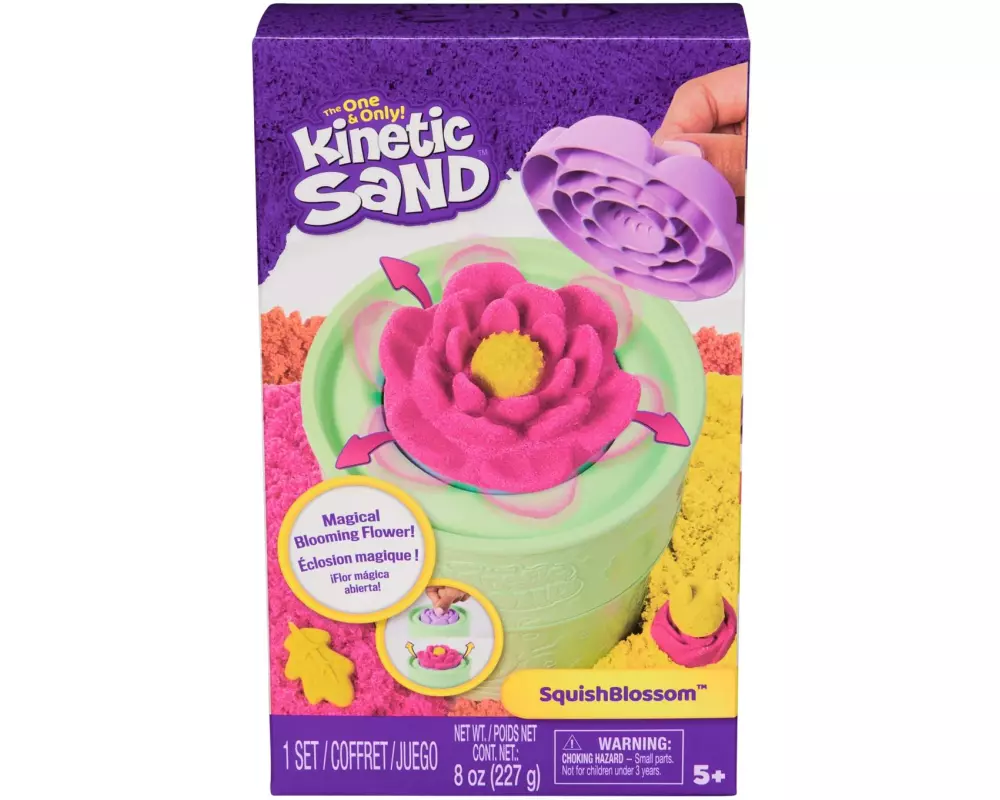 Spinmaster Kinetic Sand Squish Blossom 227 g