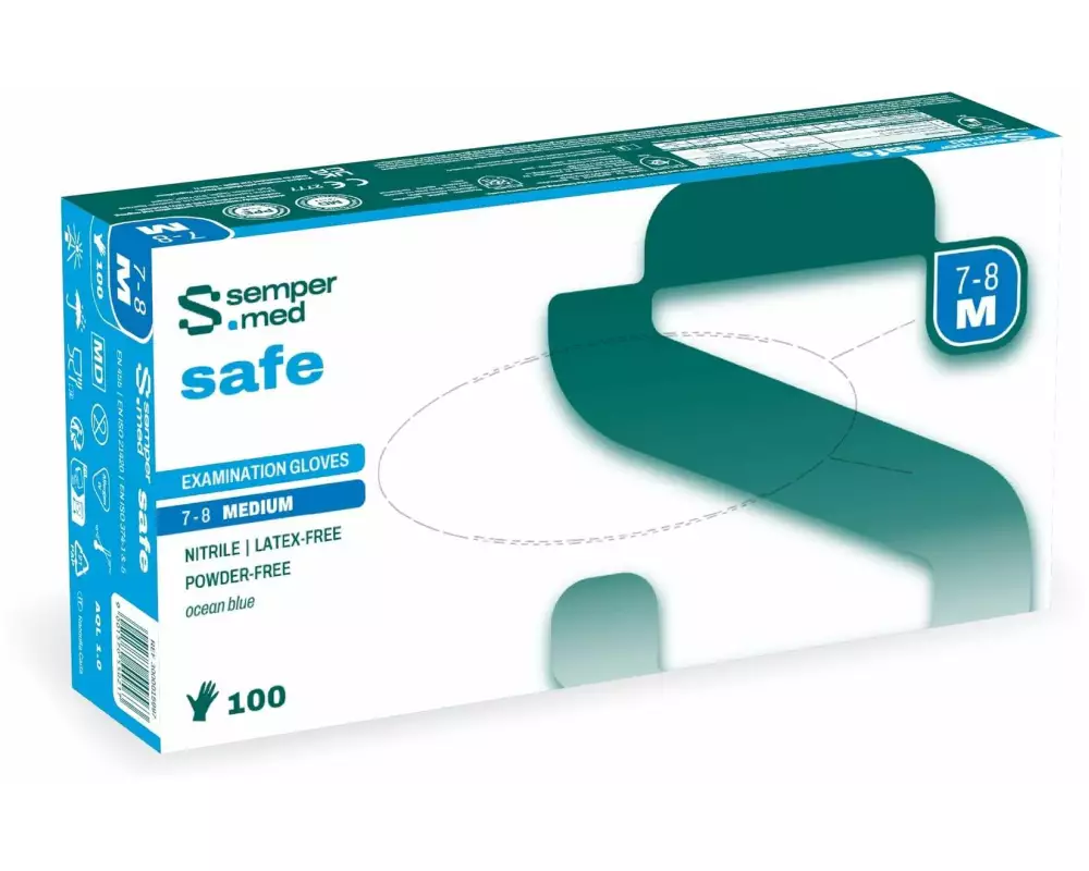 Sempercare Sempermed safe M Nitrilhandschuhe 100 Stück